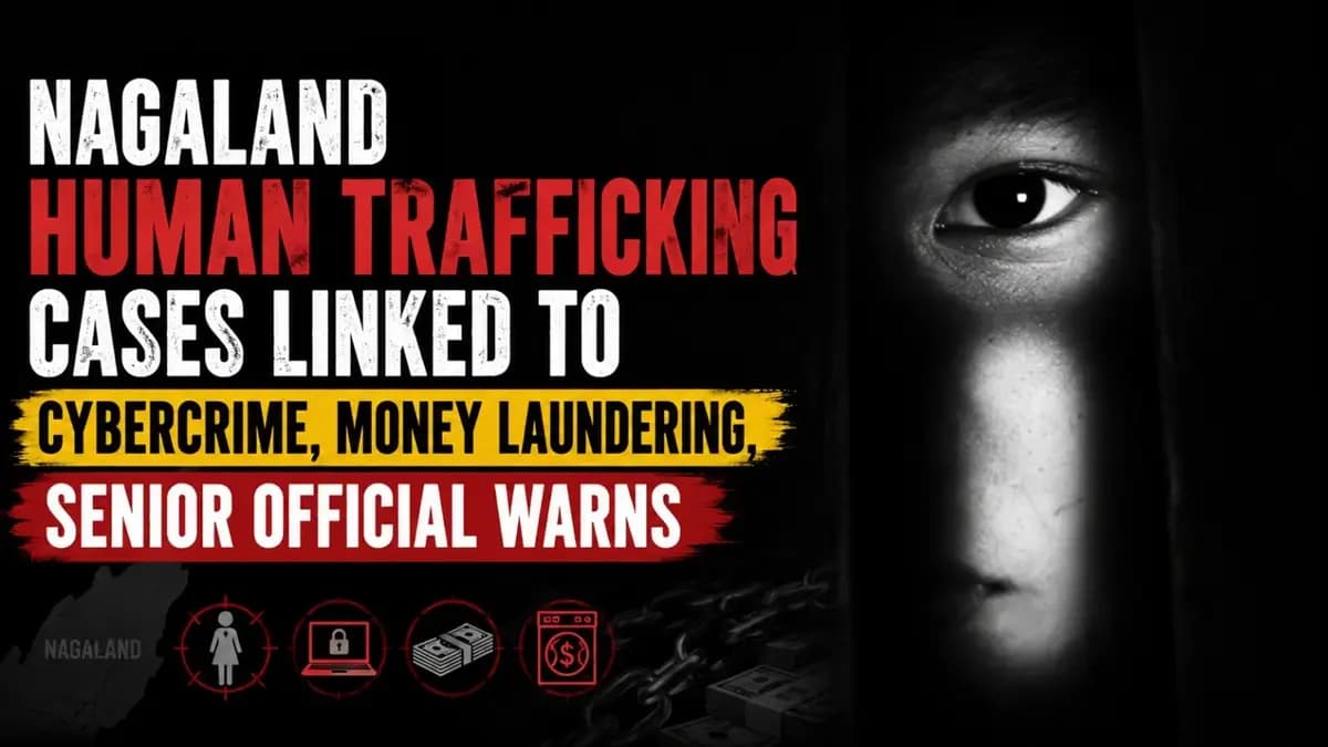 Nagaland Human Trafficking Now Linked to Cybercrime, Says Official.