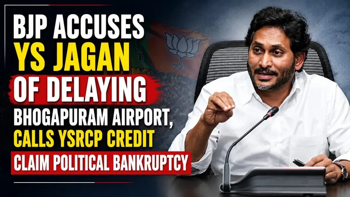 YS Jagan named in Bhogapuram Airport political row.