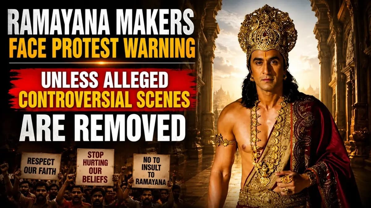 Ramayana film faces protest warning before release.