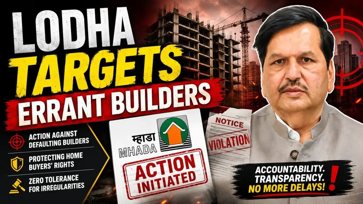 MHADA Lottery 2026: Lodha Seeks Tough Action Against Defaulting Builders.