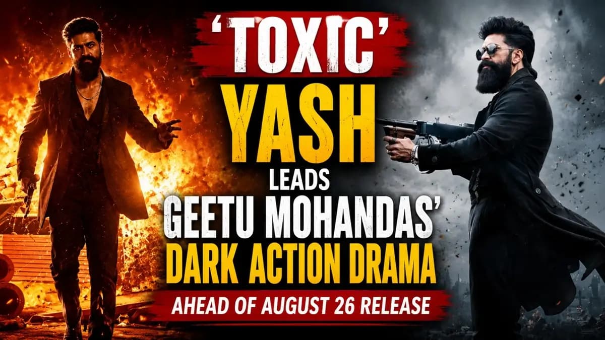 Yash in Toxic trailer directed by Geetu Mohandas.