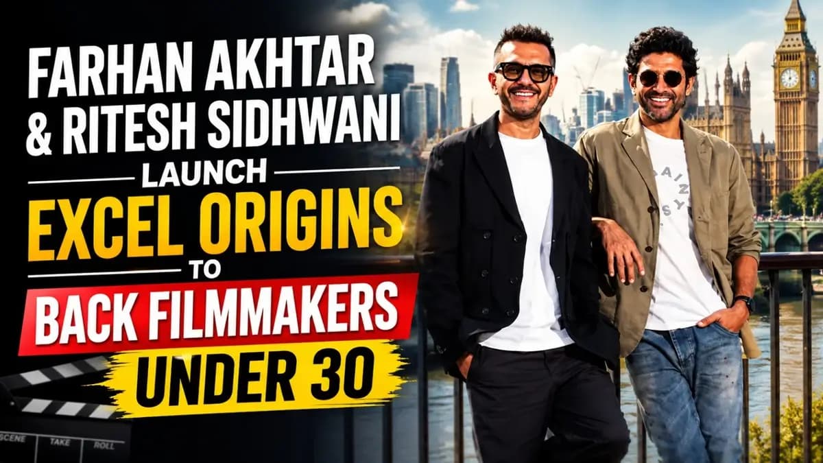 Farhan Akhtar and Ritesh Sidhwani launch Excel Origins for young filmmakers.