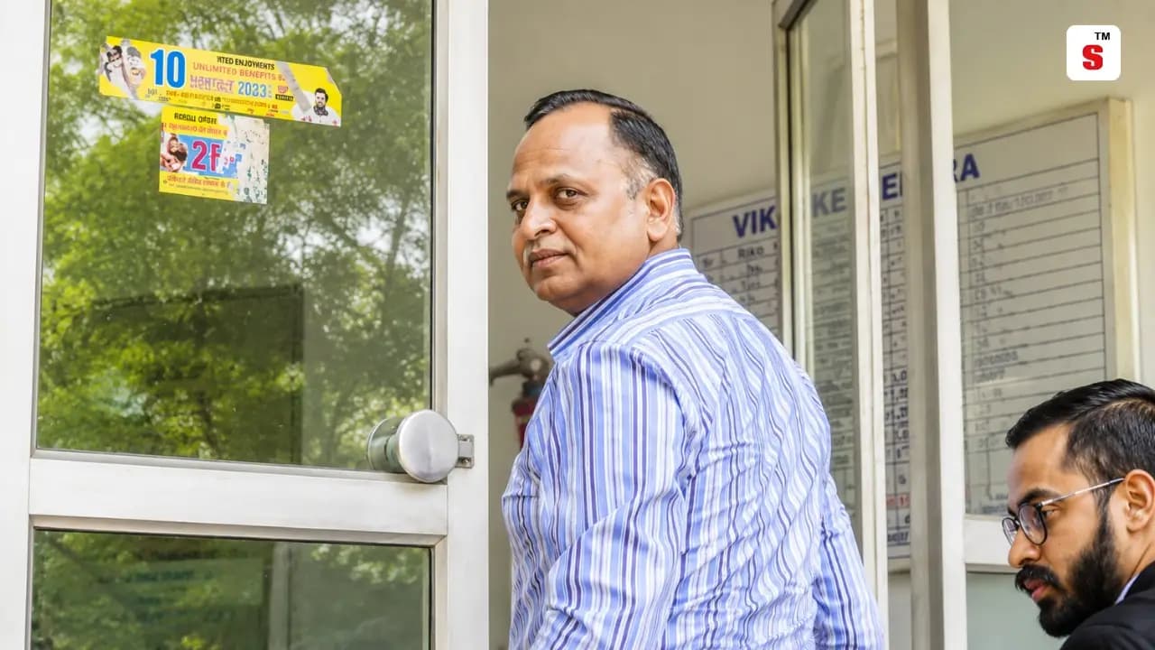 Satyendar Jain arrest in ₹1,943 crore Delhi Jal Board tender case.