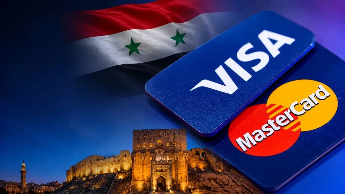 Visa and Mastercard Launch International Card Payments in Syria.