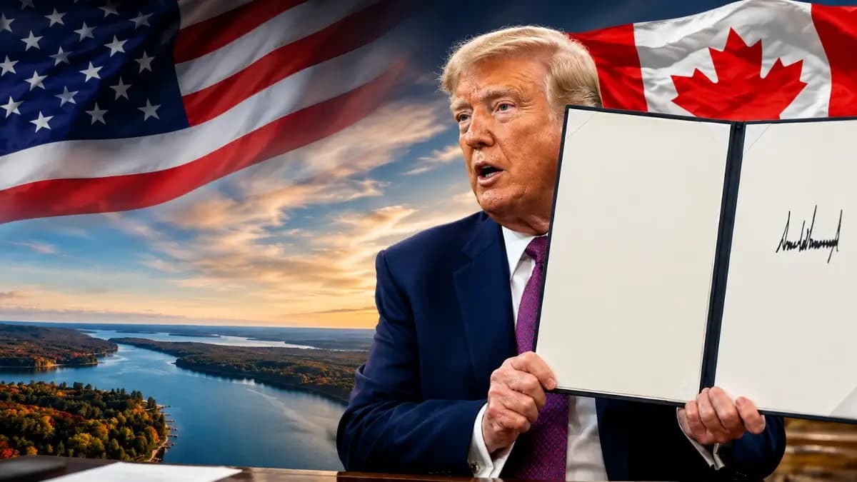 Donald Trump order refers to Lake Ontario as Lake America in US records.