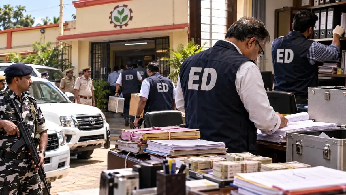 ED Searches Nine Premises Over Alleged ₹242 Crore Yavatmal Bank Fraud