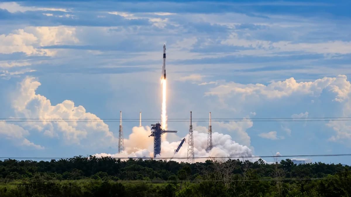 NASA SpaceX Crew-13 launches four crew members to the International Space Station