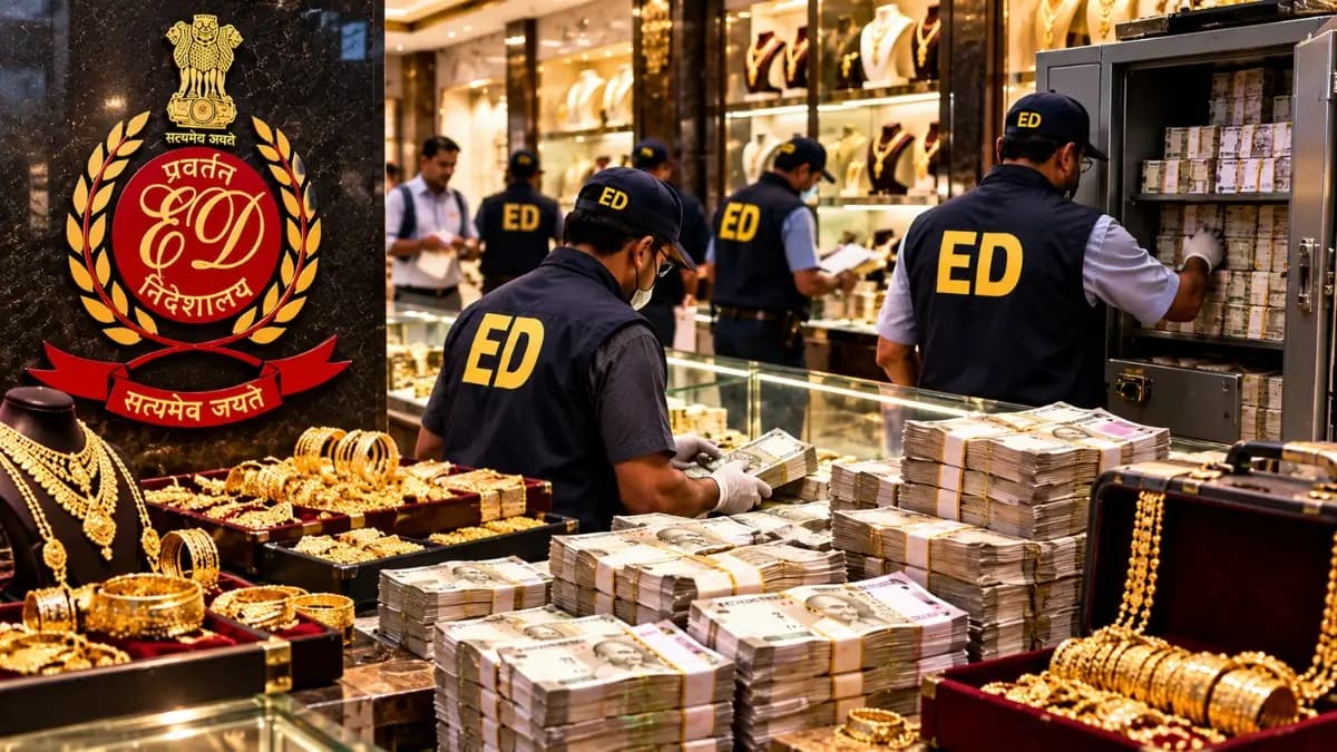 ED Raids Chandigarh, Mohali, Panchkula Jewellers in Money Laundering Case