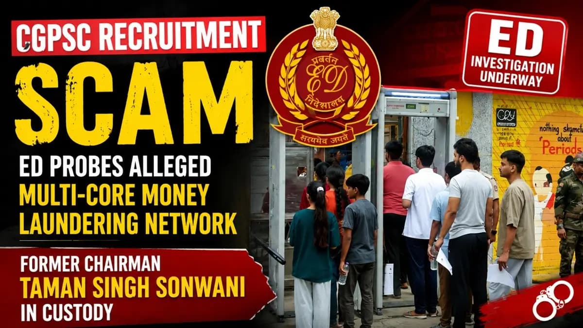 ED Widens CGPSC Recruitment Scam Probe as Former Chairman Held.