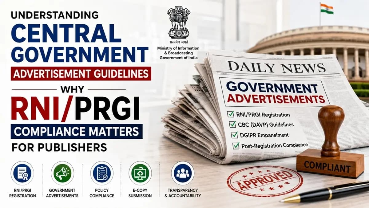 Advertisement Guidelines: Why PRGI Registration Matters for Publishers.
