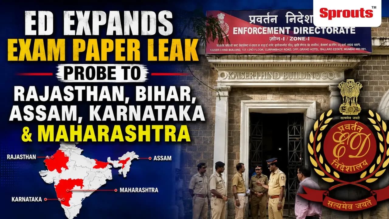 ED Targets Paper Leak Networks in Rajasthan, Bihar and Three More States.