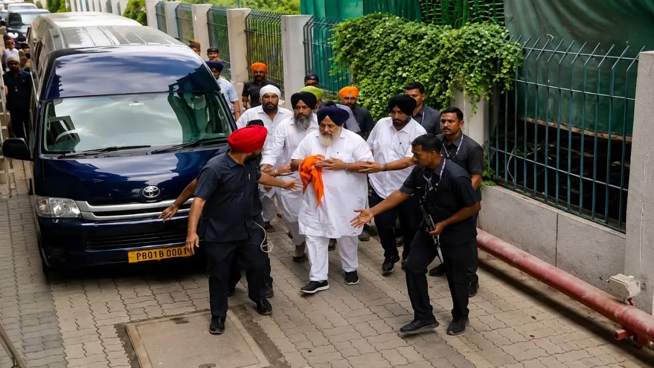 Attack on Sukhbir Badal Inside Gurdwara Sparks Security Concerns.