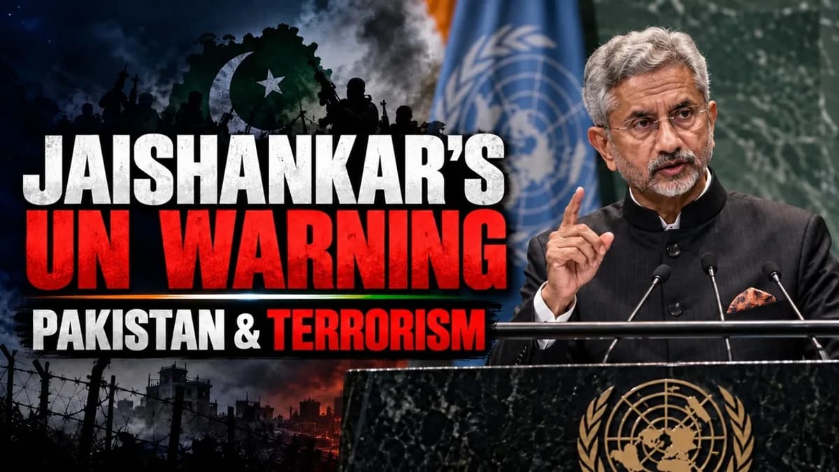 S Jaishankar Challenges Pakistan Over Terrorism at UN General Assembly