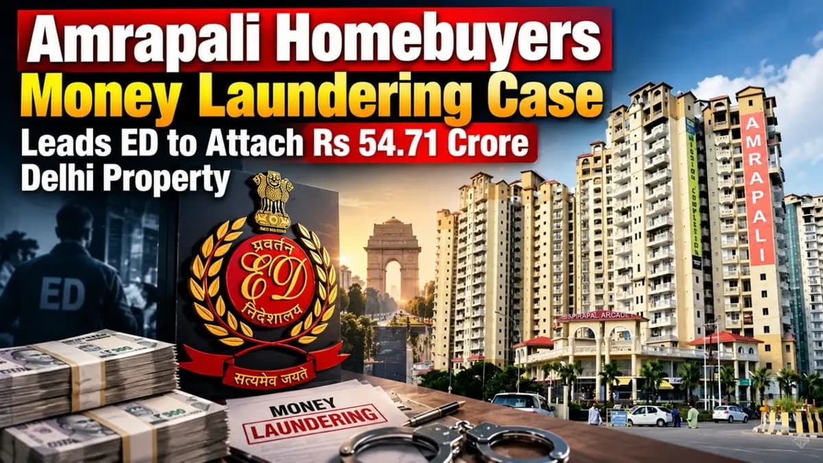 ED Attaches Maharani Bagh Property in Amrapali Money-Laundering Probe