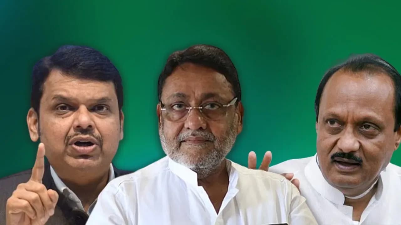 Malik's entry into Ajit Pawar's NCP with the consent of Devendra Fadnavis!