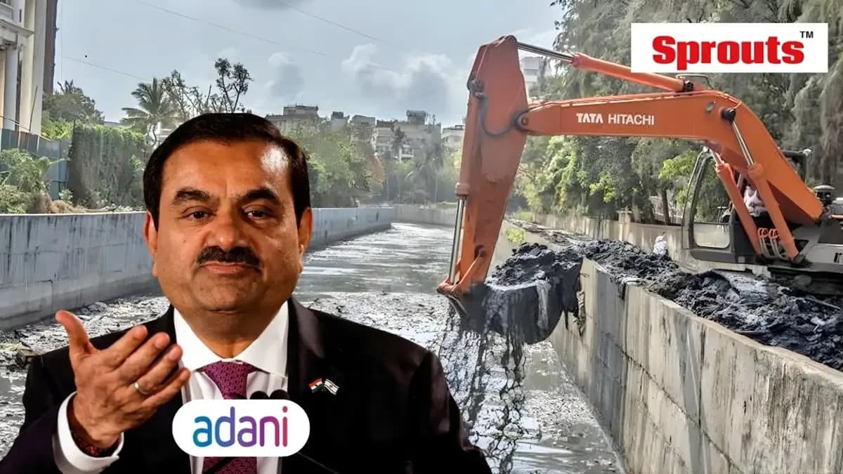Adani Group Wins ₹1,700 Crore Mithi River Bid Contract, Sparks Controversy.