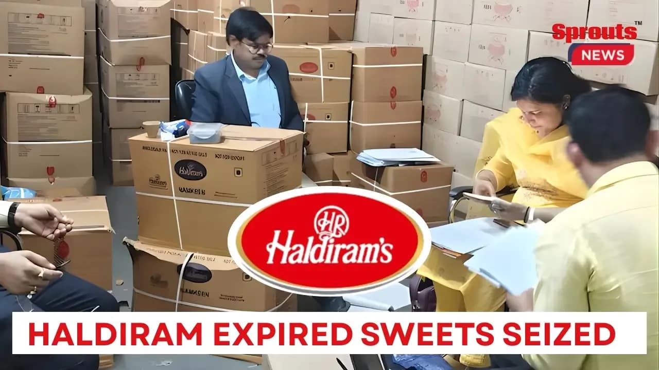 Haldiram's 112 Kg Outdated Sweets Destroyed in Lucknow.