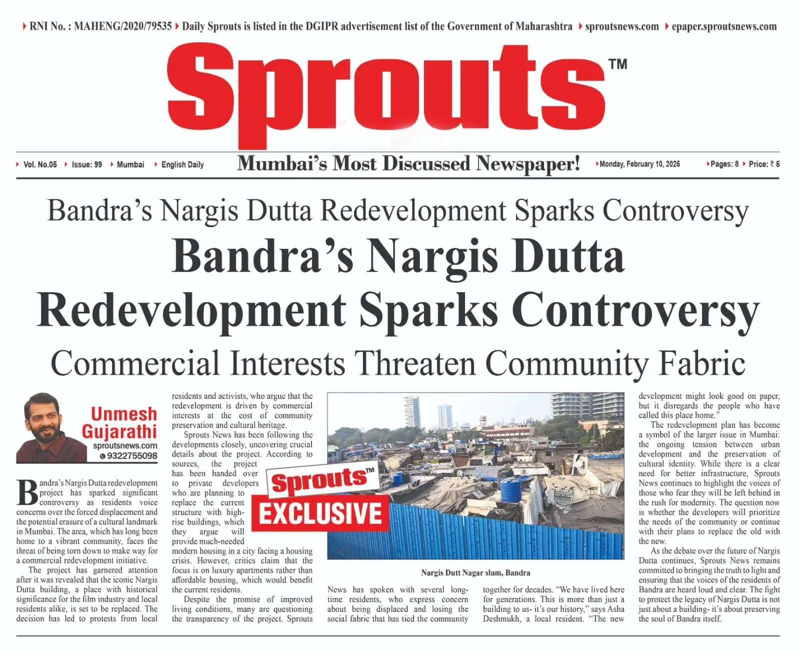 Bandra’s Nargis Dutta Redevelopment Sparks Controversy