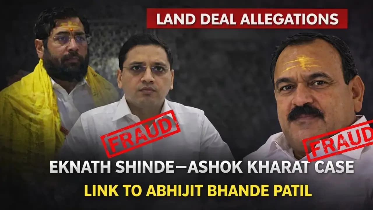 Eknath Shinde-Ashok Kharat Case: Nashik Land Deal Links Abhijit Bhande Patil Under Investigation.