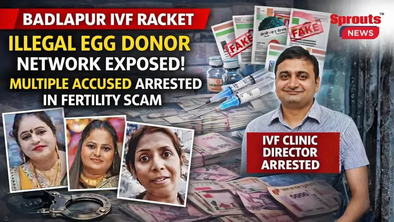 Illegal IVF Egg Donor Network Busted in Maharashtra.