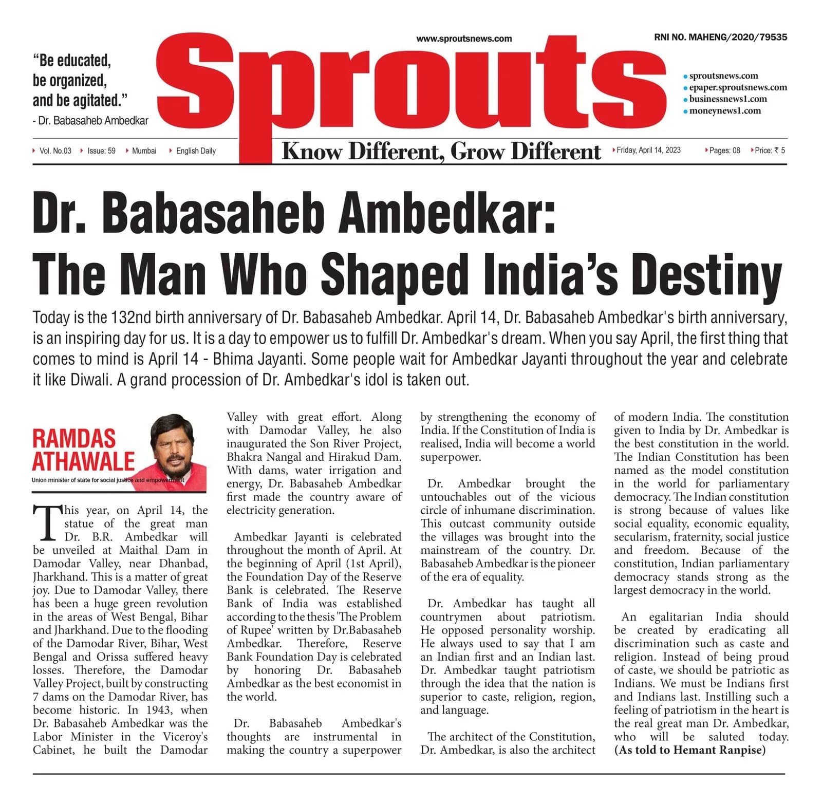 Dr. Babasaheb Ambedkar: The Man Who Shaped India’s Destiny
