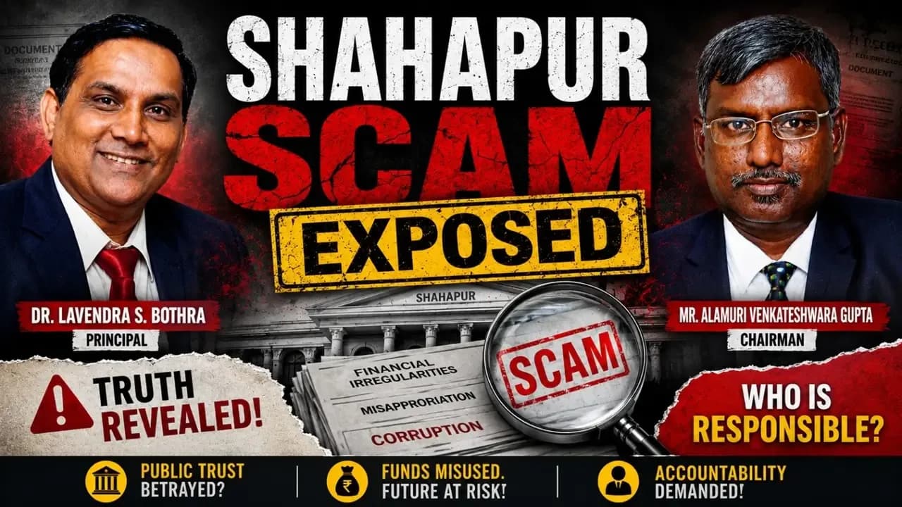 Shahapur Scholarship Scam: Chargesheet Filed Against Venkatesh Gupta, Lavendra Bothra.