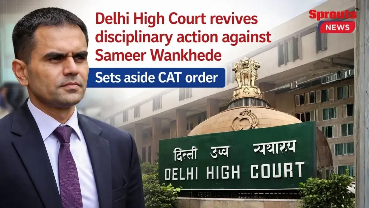 High Court Restores Disciplinary Action on IRS officer Sameer Wankhede.