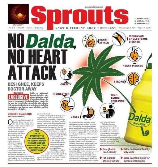 नो डालडा, नो हार्ट अटैक