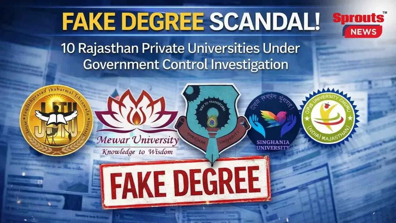 Rajasthan Tightens Grip on JJTU Jhunjhunu and 9 Others in Fake Degree Probe.