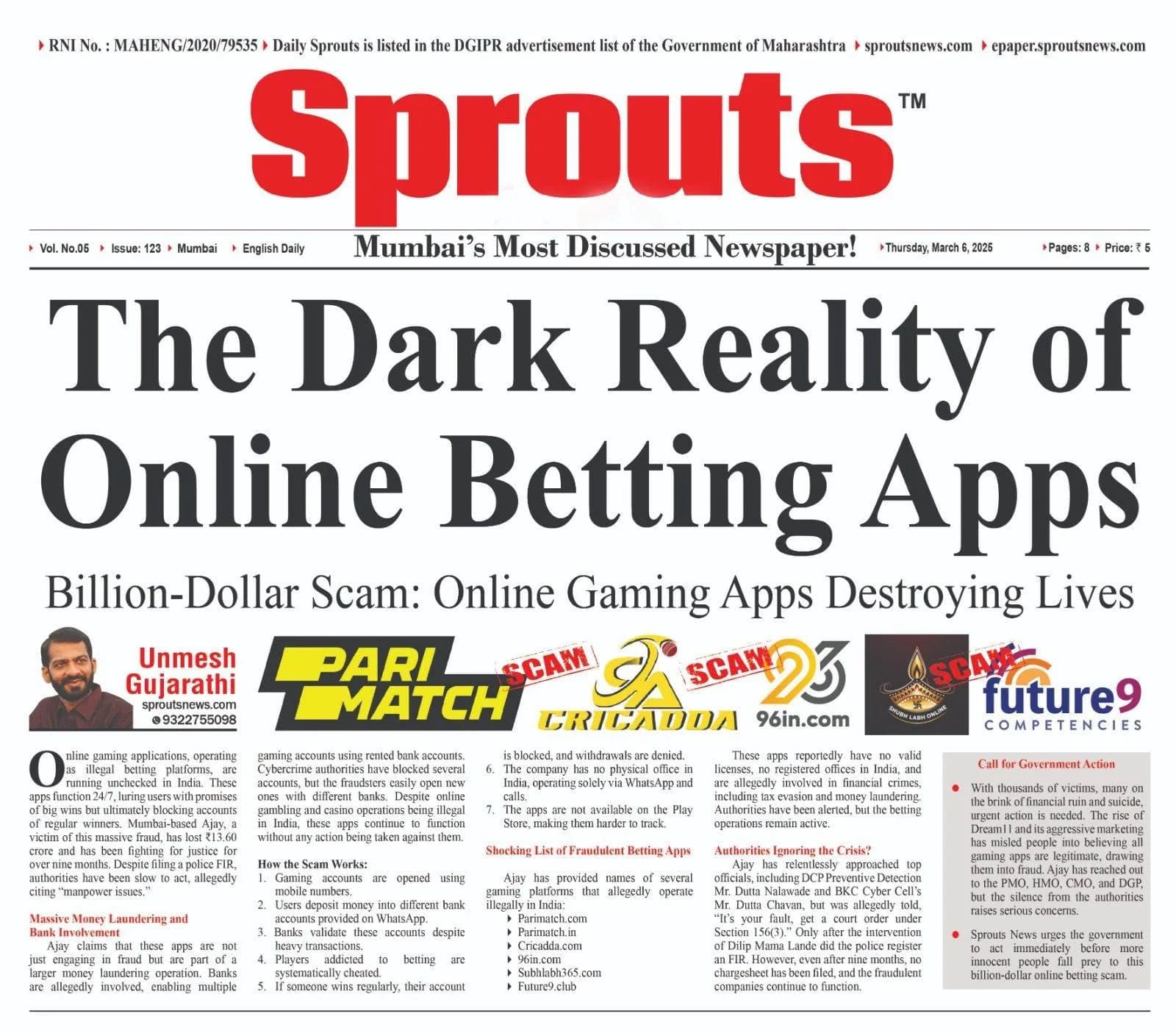 Billion-Dollar Scam: The Dark Reality of Online Betting Apps leading to destroying Lives.