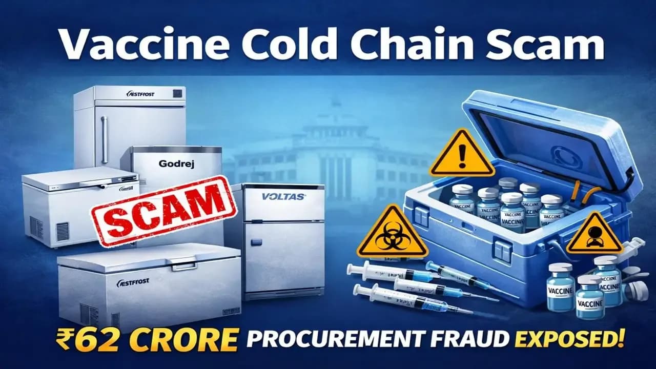 ₹62 Cr Procurement Irregularities Related to Maharashtra Cold Chain Case Raises Health Concerns.