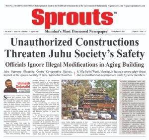 Unauthorized Constructions Threaten Juhu Societys Safety