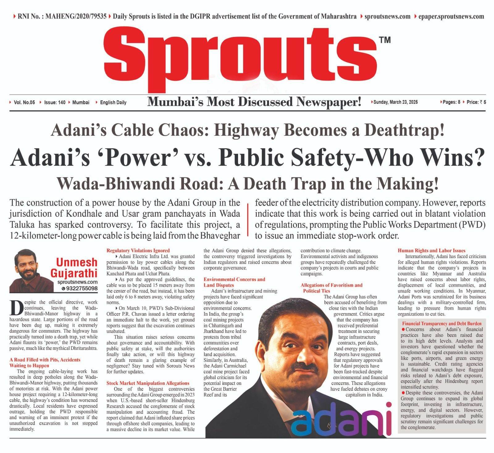 adani's power vs public safety - Who will Win