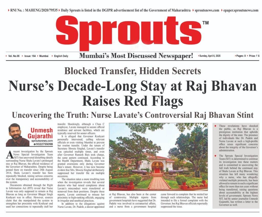 Nurses Decade Long Stay at Raj Bhavan Raises Red Flags