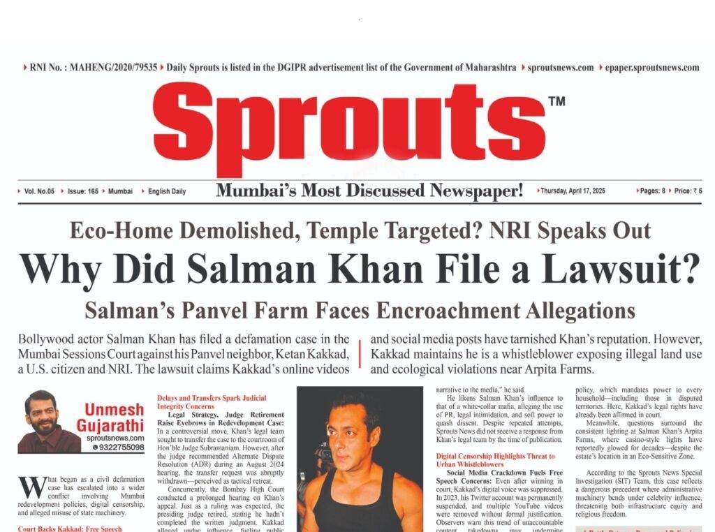 Salman Khan Filed a Lawsuit Against NRI Neighbor Ketan Kakkad