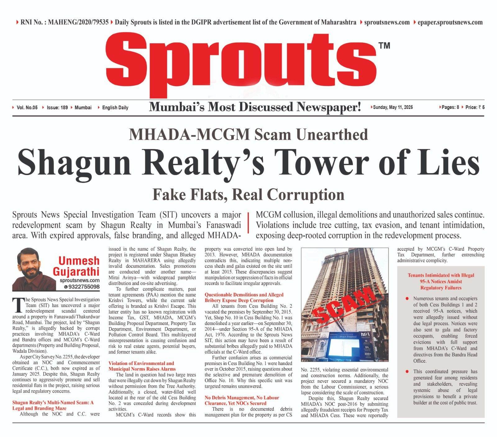 Shagun Realtys Multi-Named Scam probe