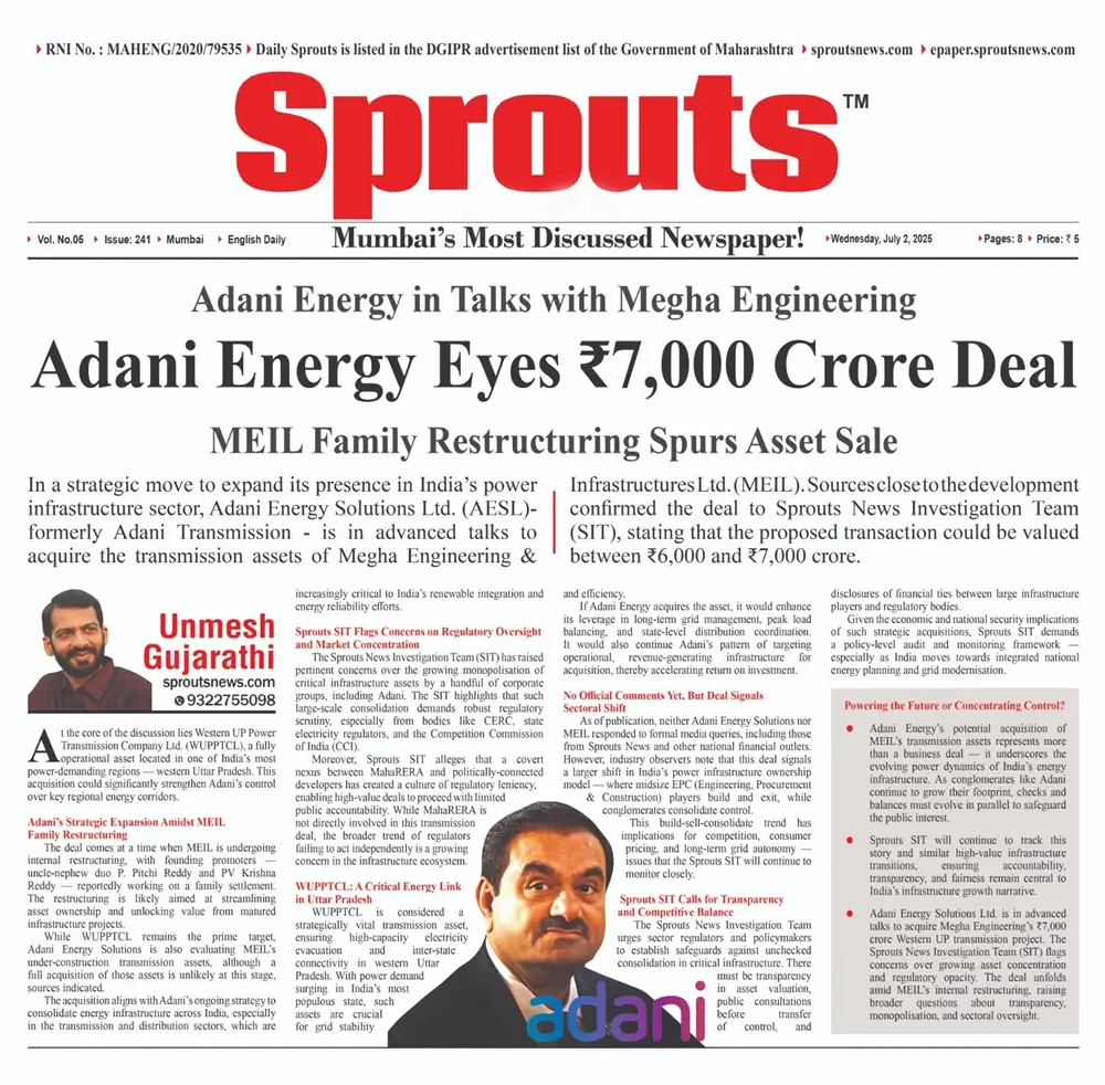 Adani Energy Massive ₹7,000 Cr Transmission Deal Exposed.