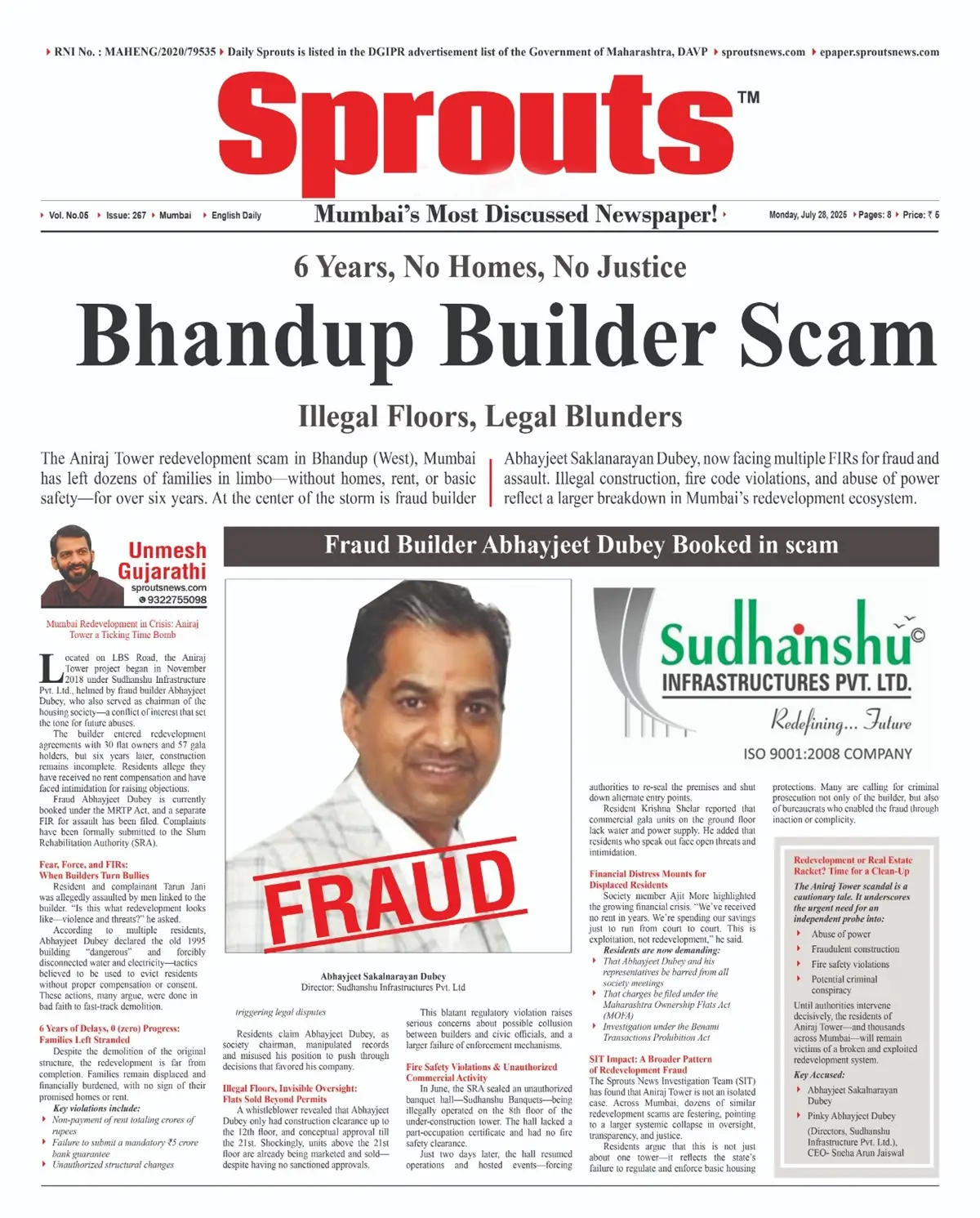 Bhandup Builder Scam Exposes Illegal Redevelopment Fraud at Mumbai's Aniraj Tower.