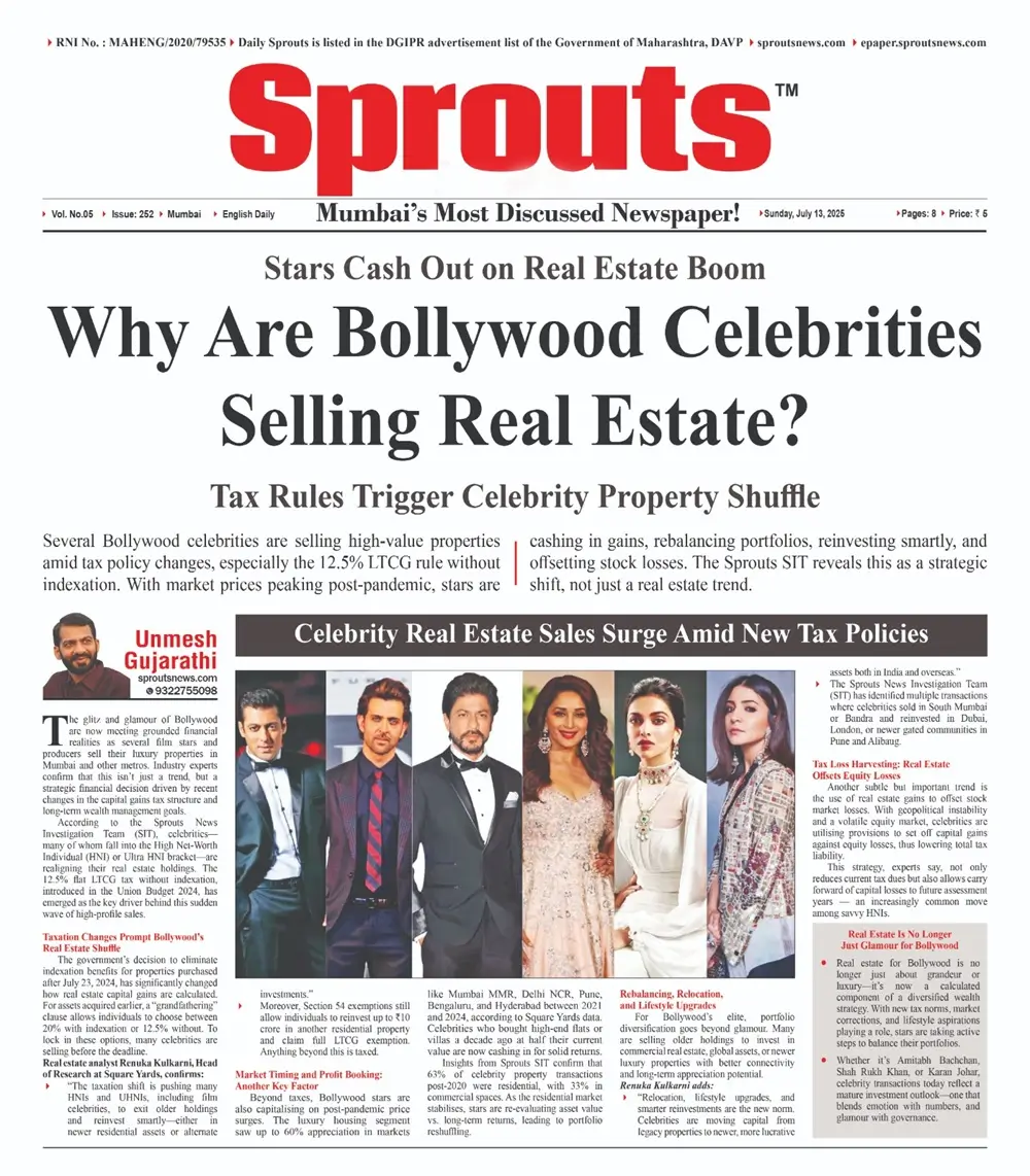 Bollywood Celebrities Selling Real Estate Amid Tax‑Driven Market Shift.