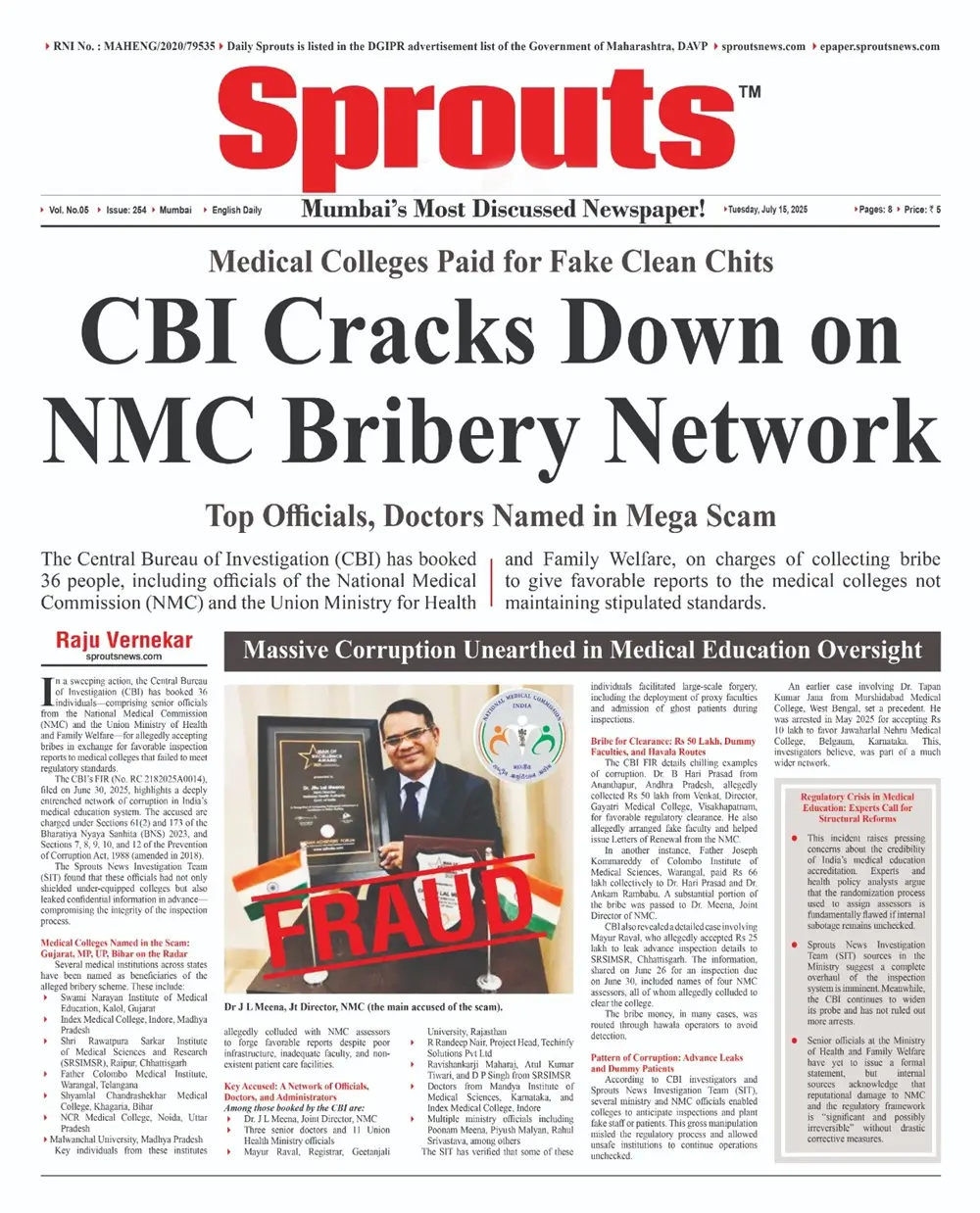 CBI Cracks Down on NMC Bribery Network Rs 1,000 Crore Medical Scam Unveiled.