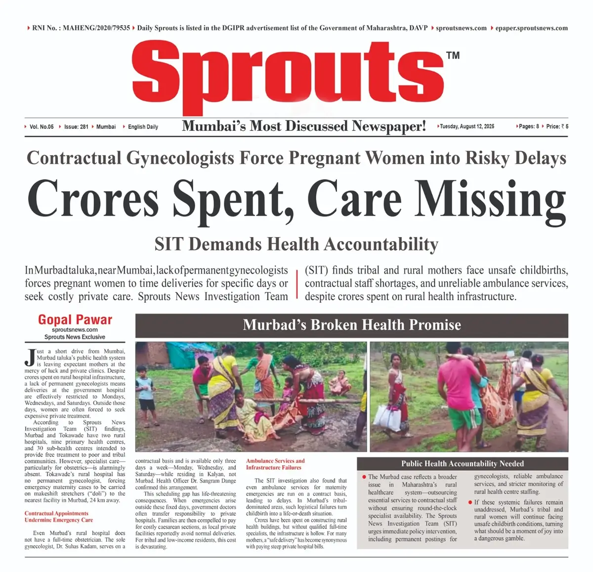 Murbad maternal crisis exposes deadly delays in childbirth.