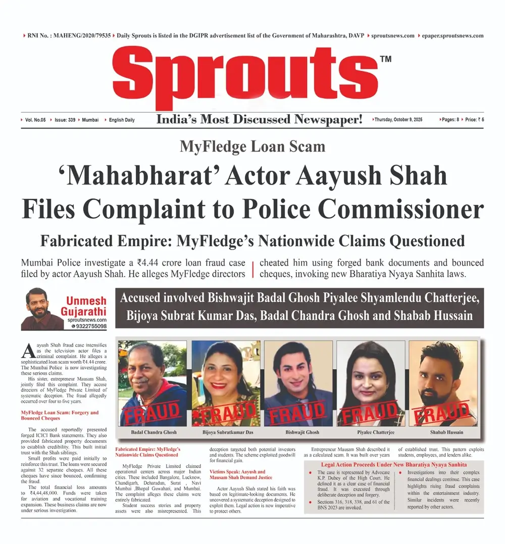 Mahabharat’ Actor Aayush Shah Files Complaint Against MyFledge Directors