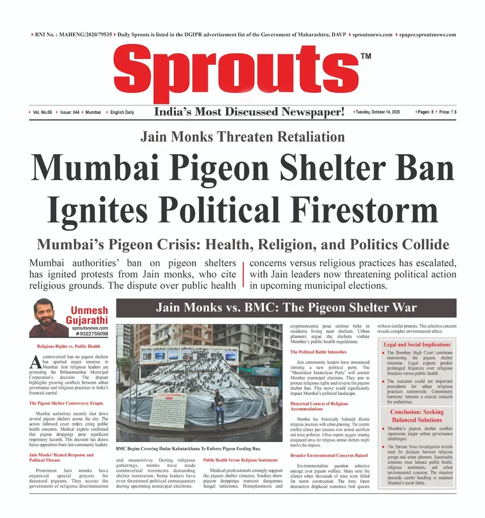 Mumbai Pigeon Shelter Ban Ignites Political Firestorm