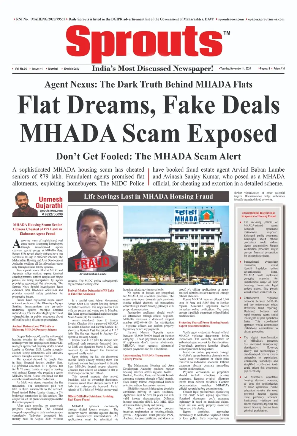 MHADA Housing Fraud How Senior Citizens Were Duped of Life Savings.