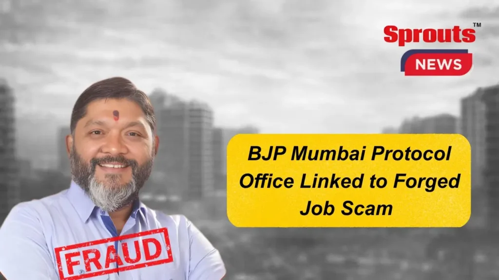 BJP Mumbai protocol office linked to forged job scam investigation.