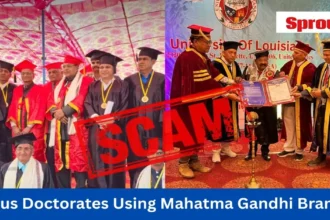 Fake doctorates and award scams targeting school teachers in India.