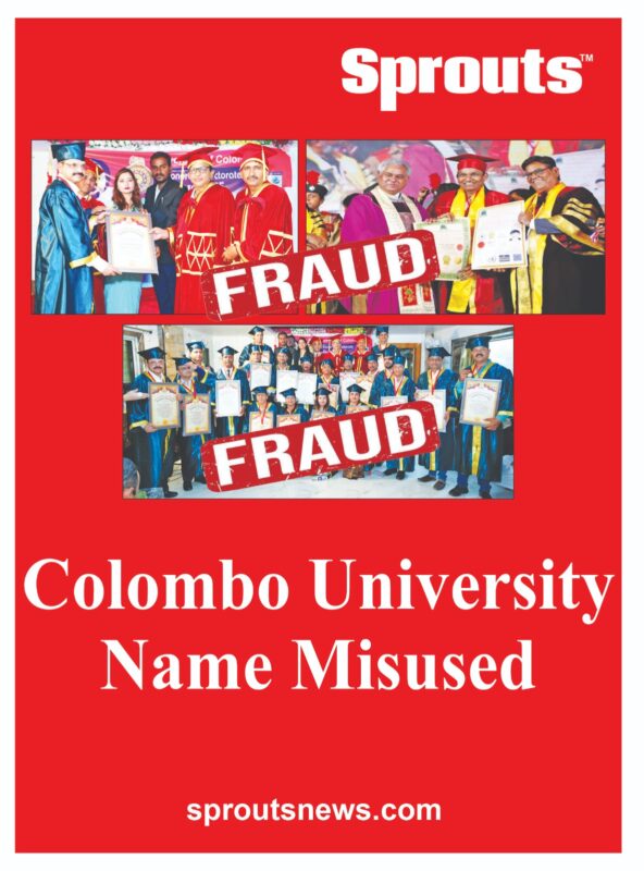 Colombo University Name Misused in Fake Degree - Sprouts News Colombo University Name Misused in Fake Degree