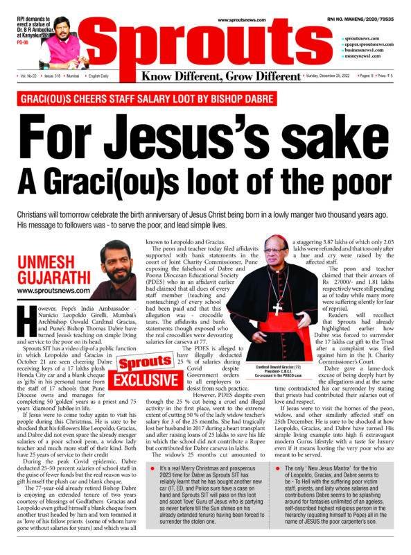 25 DEC 2022 SPROUTS STORY PG 1