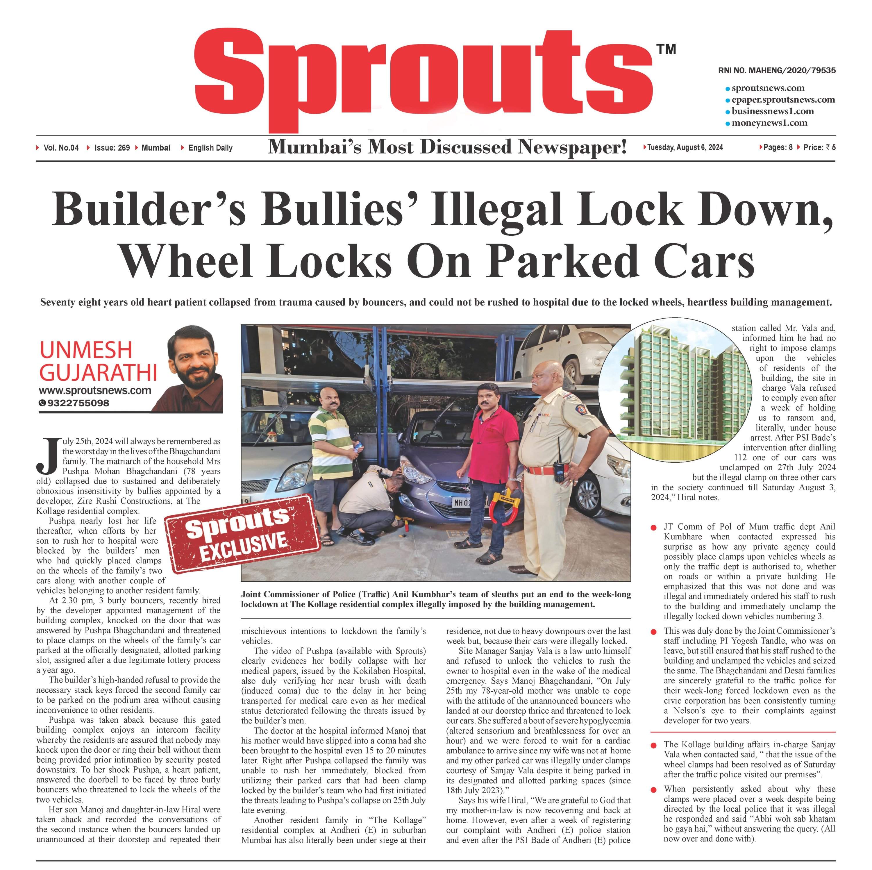Builder Bullies Illegal Lock Down Wheel Locks On Parked Cars