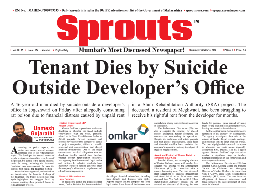 Tenant Dies by Suicide Outside Developers Office